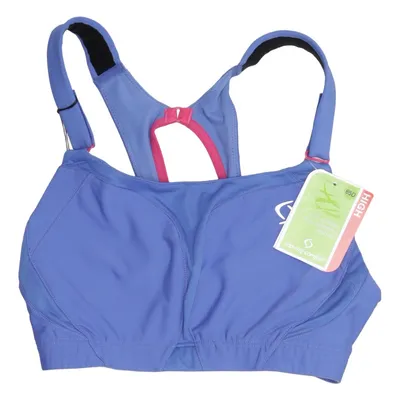Sport-BH (Blau) von Moving Comfort Elasthan, Polyamid, Polyester