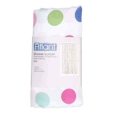 Douchegordijn (Dot) van Atlant Polyester