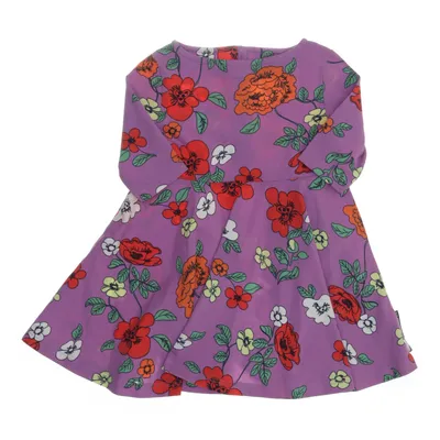 Dress (Purple, Multicolored) from Polarn O. Pyret Cotton, Elastane