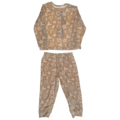 Loungewear (Brun, Hvid) fra Sinsay Elastan, Polyester