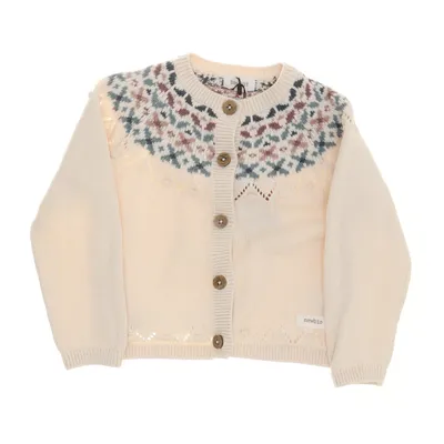 Cardigan (Beige, Flerfarvet) fra Newbie by KappAhl Bomuld