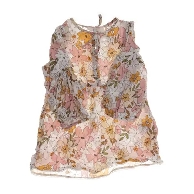 Jurk (Wit, Meerkleurig) van Little Auguste Viscose