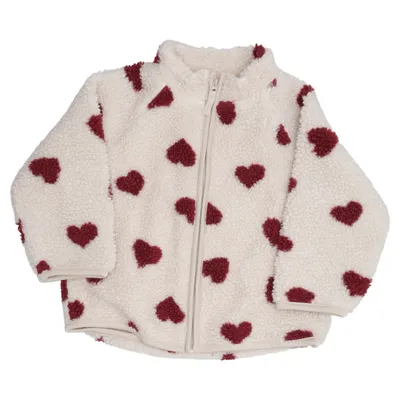 Fleecejacka (Beige, Flerfärgad) från H&M Polyester, Bomull