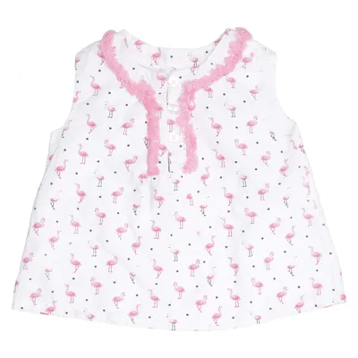 Jurk (Wit, Roze, Meerkleurig) van Little Me Katoen