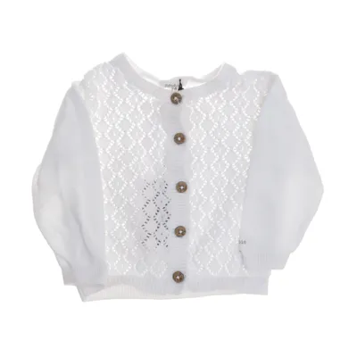 Cardigan (Wit) van Newbie by KappAhl Organisch katoen