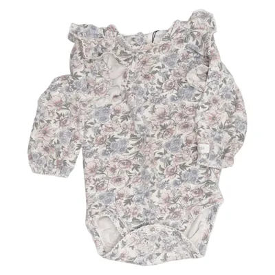 Body (White, Multicolored) from Newbie by KappAhl Cotton, Elastane