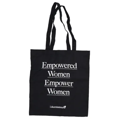 Sac en toile (Noir) de Earth Positive