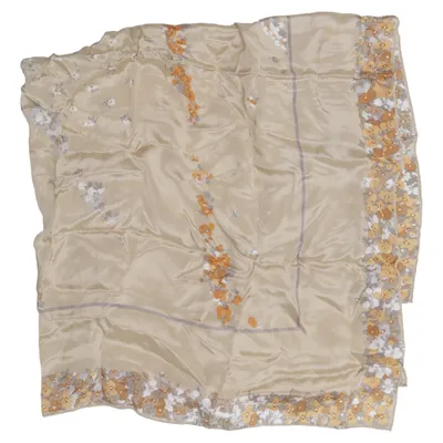 Neckerchief (Beige, Brown, White) from Michel Silk