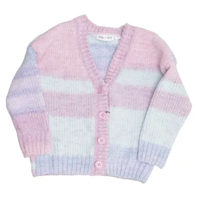 Strickjacke (Pink, Blau, Mehrfarbig) von Amy & Lucy Polyester