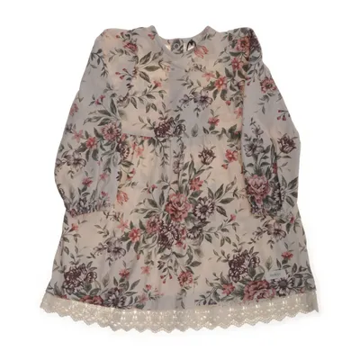 Dress (White, Multicolored) from Newbie by KappAhl Cotton