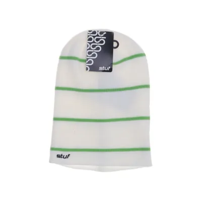 Hat (White, Green) from Stuf Acrylic