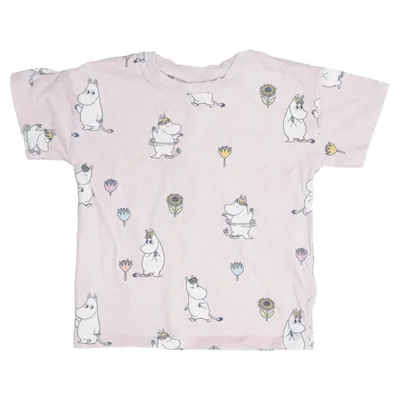 T-shirt (Pink, Multicolored) from Moomin by Lindex Cotton