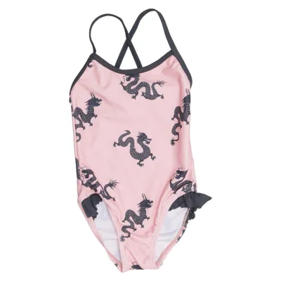 Maillot de bain une pièce (Rose, Noir) de Koko Noko Élasthane, Polyester