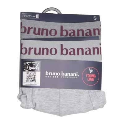 Sous-vêtement (Short 2Pack Denim Fun) de Bruno Banani Coton, Élasthane