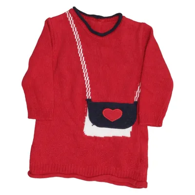 Jurk (Rood, Blauw, Wit) van Chicco Polyamide, Viscose, Wol