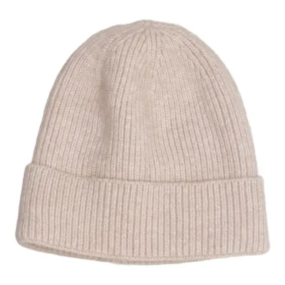 Beaniemössa (Beige) från Vive Viskos, Ull