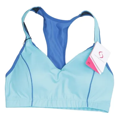 Sport-BH (Blau) von Moving Comfort Elasthan, Polyamid, Polyester