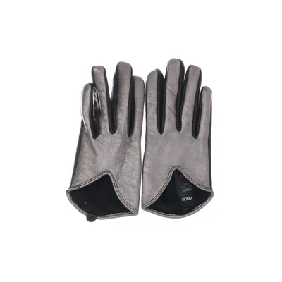 Leren handschoenen (Zilver, Zwart) van ASOS Leer, Polyester