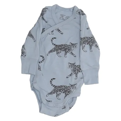 Body (Blå) från Lindex Baby Bomull, Elastan