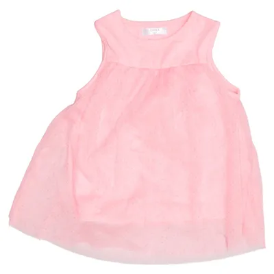 Dress (Pink) from Girls Cotton, Polyester