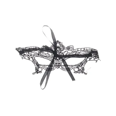Masquerade-masker (Zwart)