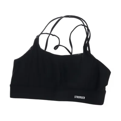 Sport-BH (Svart) från Stronger Polyester, Elastan