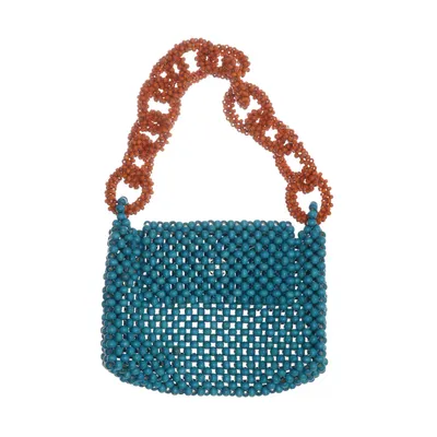 Handväska (Turkos, Orange)