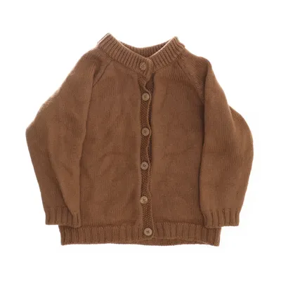 Cardigan (Brown) from Mamelo Merino wool