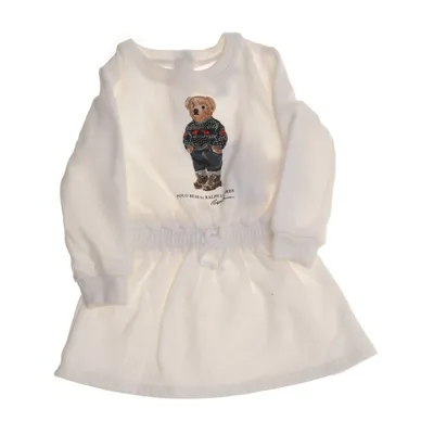 Klänning (Vit) från Ralph Lauren Bomull, Polyester