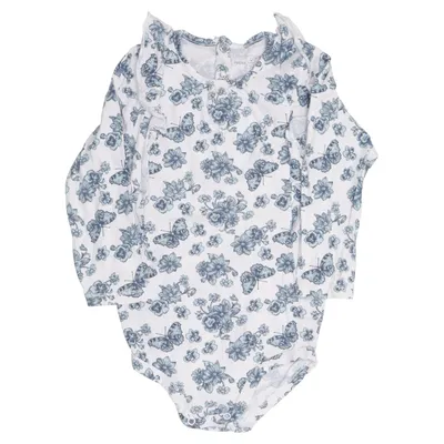 Romper (Wit, Blauw) van Petite Mini Katoen, Elastaan