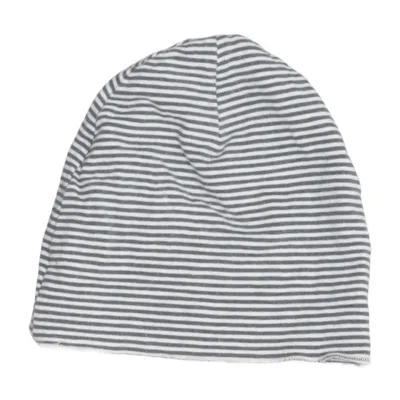 Beanie (Grijs, Wit) van Gray Label Elastaan, Organisch katoen