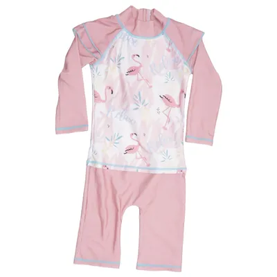 UV beschermende kleding (Roze, Wit, Meerkleurig) van Swimpy Elastaan, Polyester
