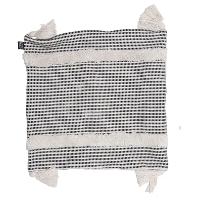 Housse de coussin (Noir, Beige) de Eight Mood Coton, Lin, Polyester
