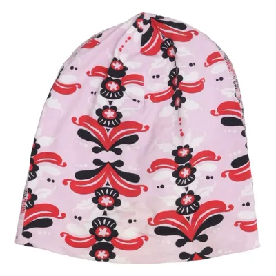 Beanie (Pink, Multicolored) from Me&i Cotton, Elastane