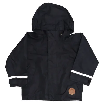Regenjack (Zwart) van Mini Rodini Gerecycled polyester