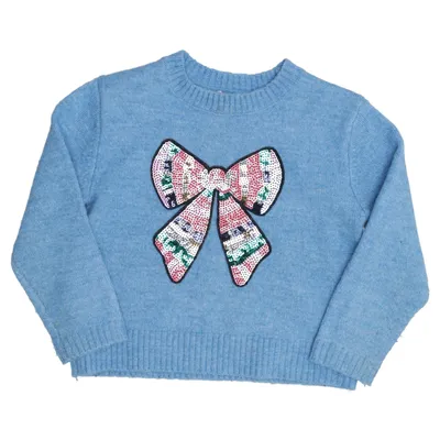 Tröja (Blå, Flerfärgad) från Billieblush Akryl, Elastan, Polyester