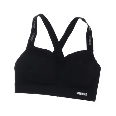 Sport-BH (Schwarz) von Stronger Polyester, Elasthan
