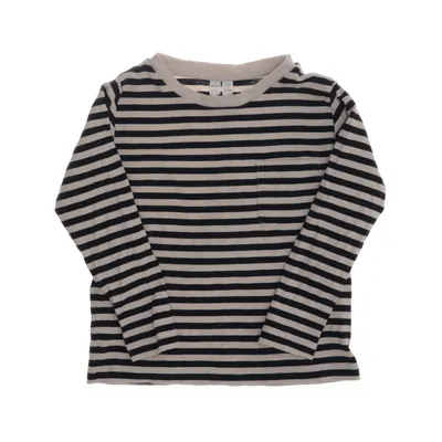 Langærmet t-shirt (Blå, Beige) fra Arket Bomuld