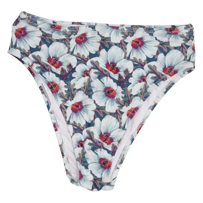 Bikini bottom (White, Blue, Multicolored) from Relleciga Elastane, Polyamide