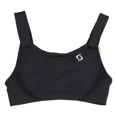 Sport-BH (Schwarz) von Moving Comfort Elasthan, Polyester