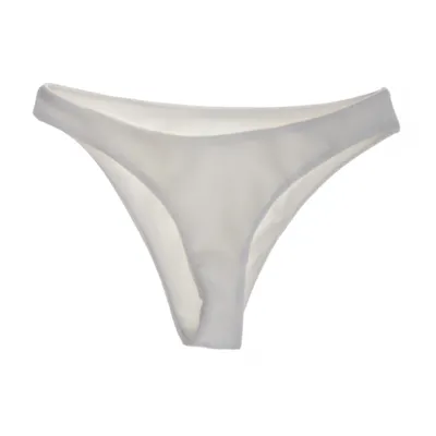 Bikini bottom (White) from Zaful Elastane, Polyester