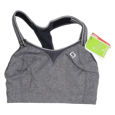 Sport-BH (Grau) von Moving Comfort Elasthan, Polyamid, Polyester