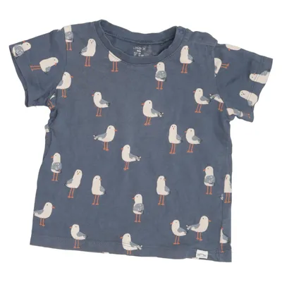 T-shirt (Blue) from Lindex Baby Cotton