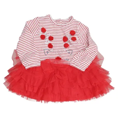 Kleid (Rot, Weiß) von Fred & Flo