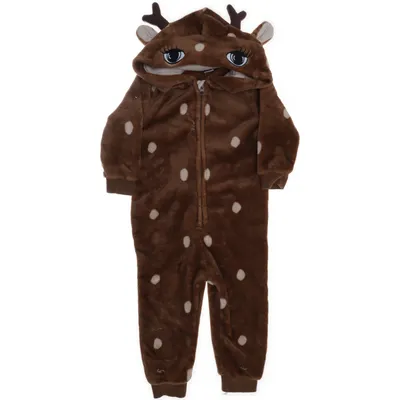 Onesie (Brown, Beige) from Lindex Kids Cotton, Polyester