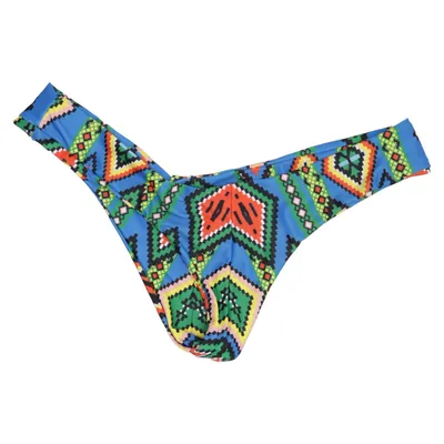 Bikiniunderdel (Blå, Flerfärgad) från Zaful Swim