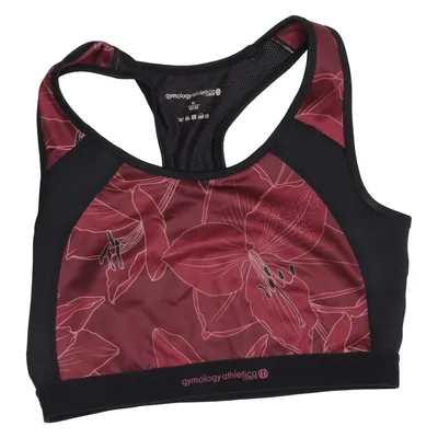 Sport-BH (Schwarz, Rot) von Gymology Athletica Elasthan, Polyester