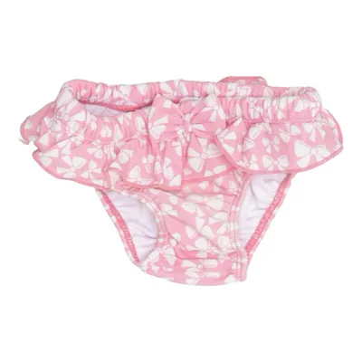 Bikini broekje (Roze, Wit) van Pusblu Elastaan, Polyamide