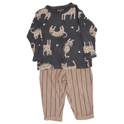 Set (Beige, Black) from Minories Cotton