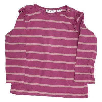 Langarmshirt (Lila, Pink) von Me & You Baumwolle, Elasthan